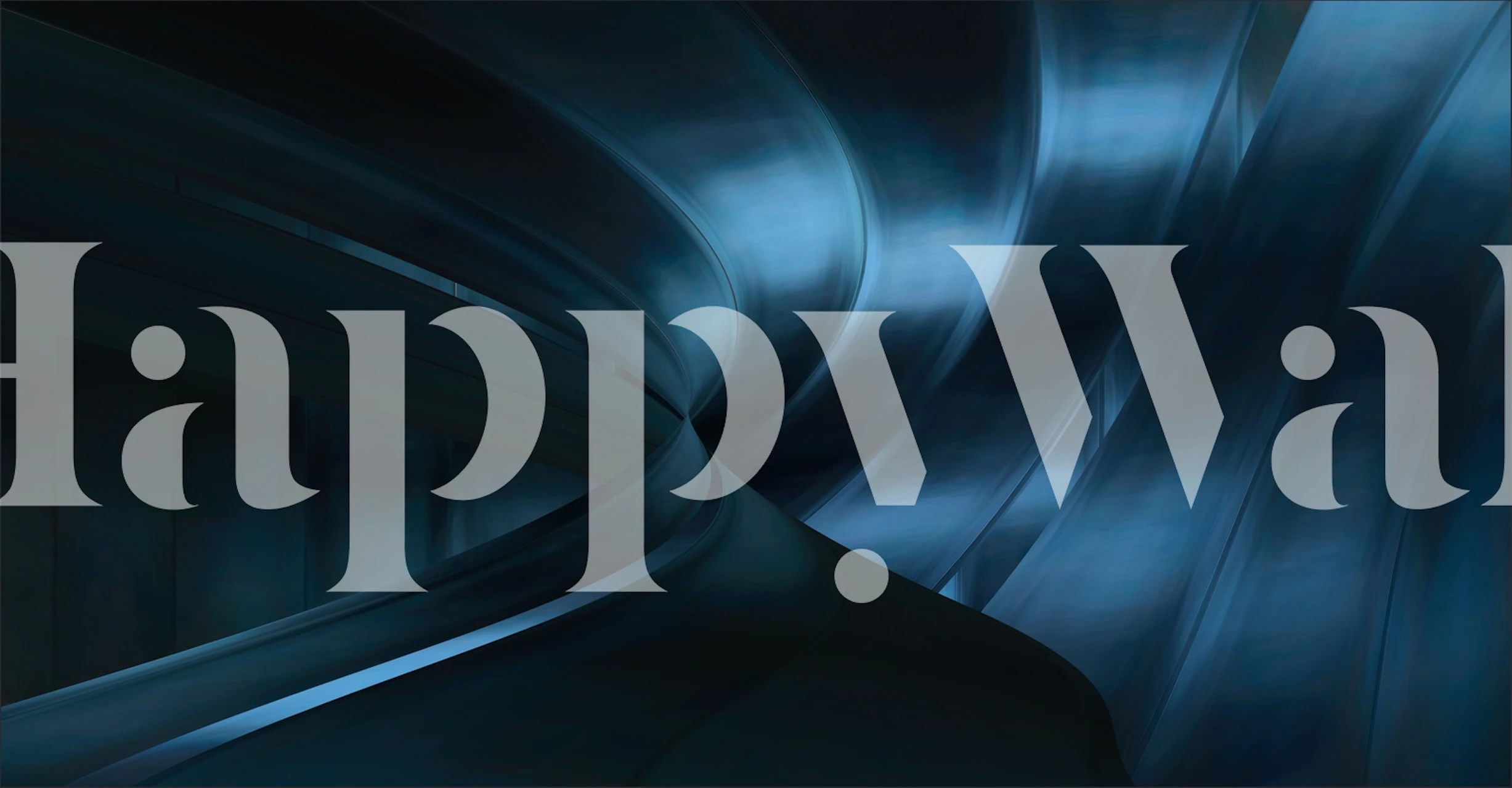 Blaue roller coaster Tapete in einem Raum