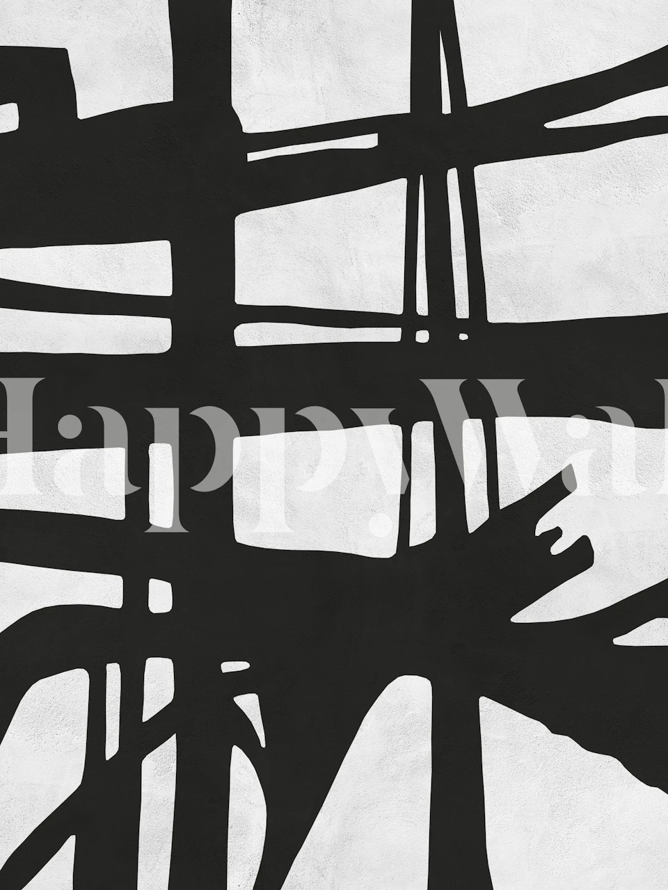 Black expressionism wallpaper design