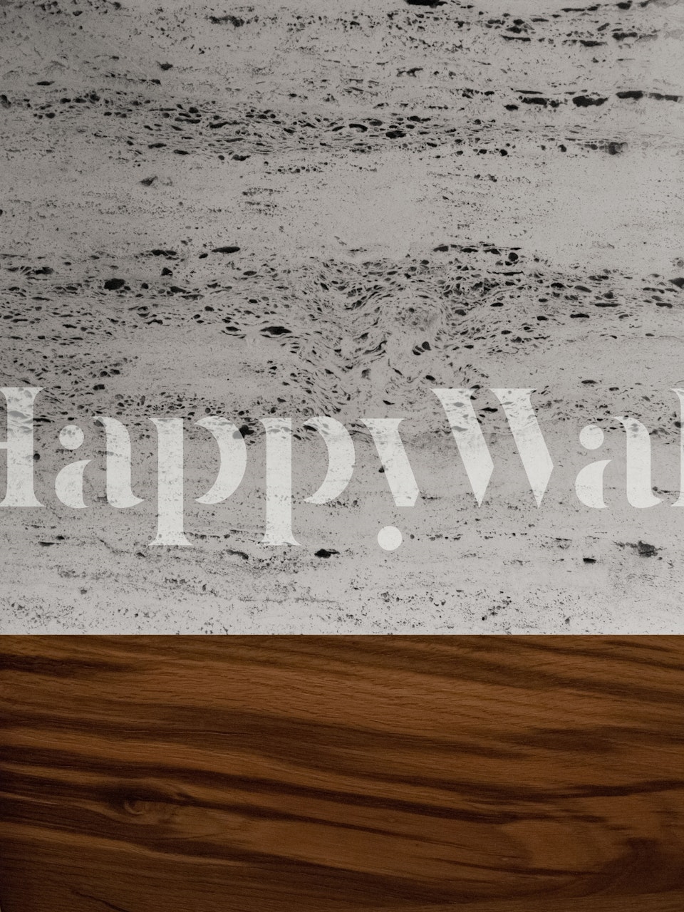 Tapeta Wood and Concrete 2 zobrazená v místnosti
