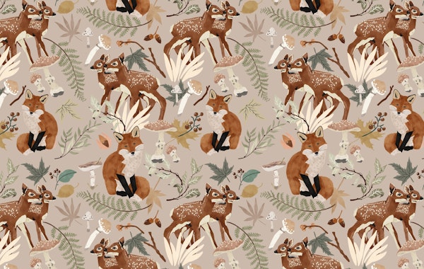 Animals in the winter night 50