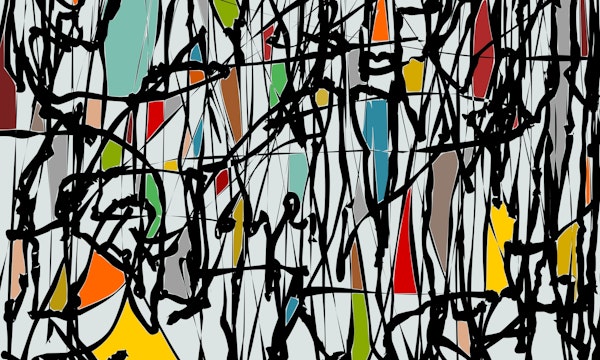 Abstract Composition 718