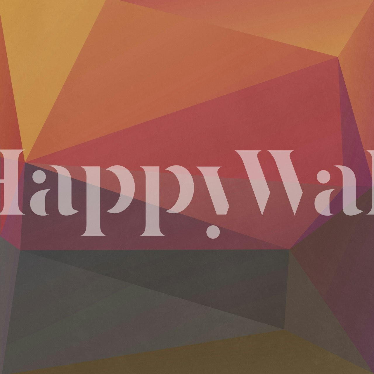 Abstract Composition 1124 wallpaper in a room