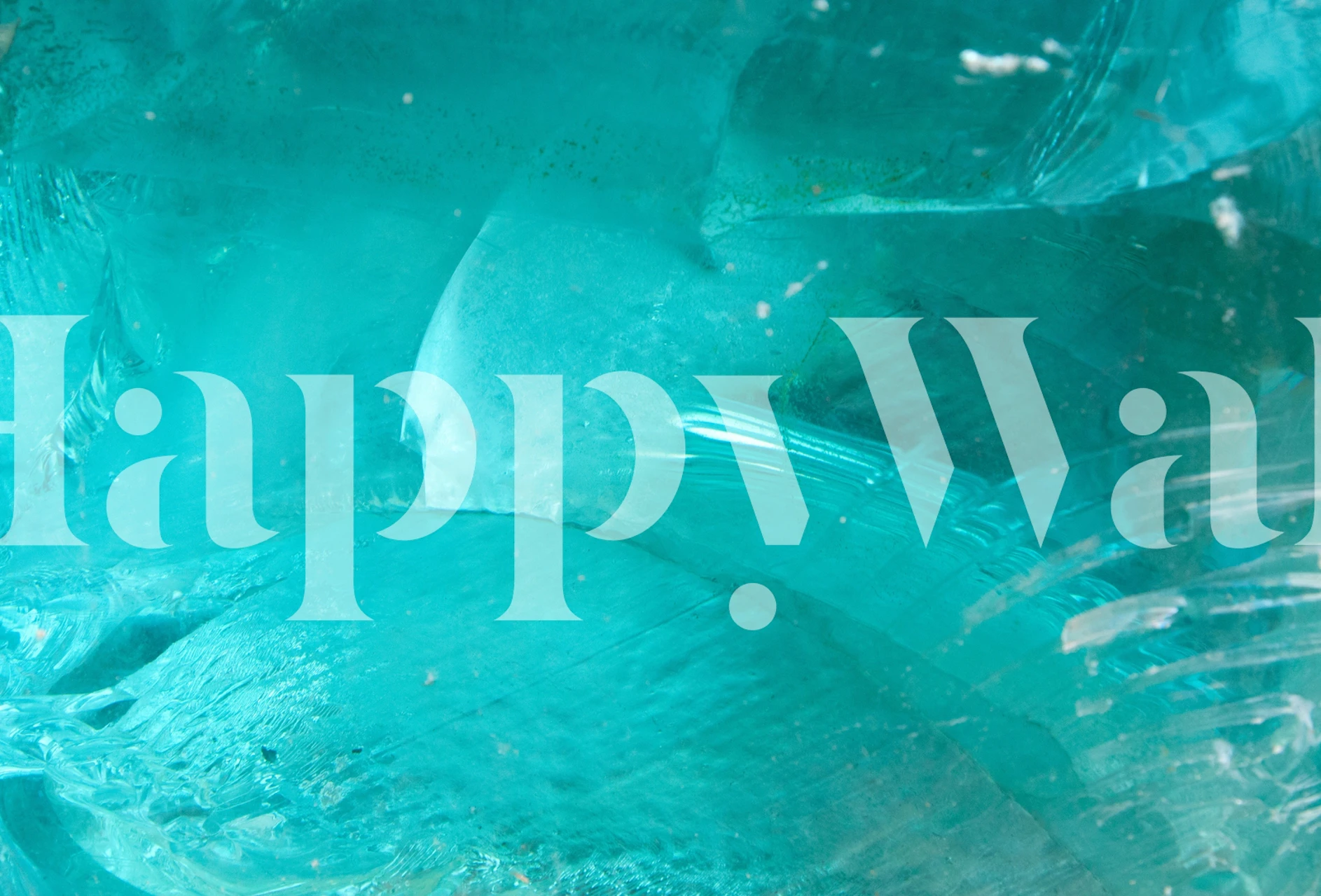 Turquoise Stone wallpaper in a room