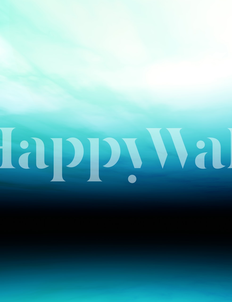 Abstract Blue Serenity wall mural with calm blue gradients and soft, tranquil textures.