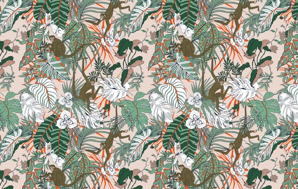 Tropical nature abstract