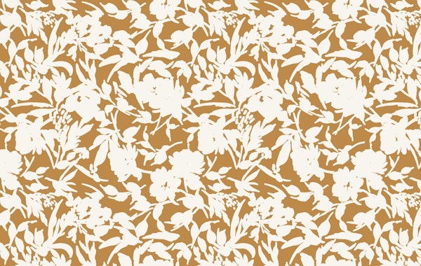 Summer garden silhouette