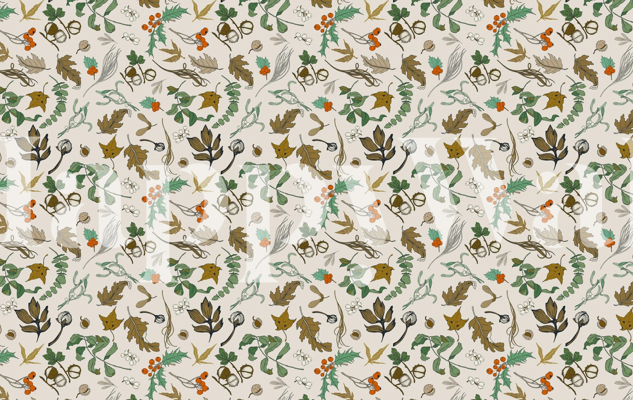 Autumn wild nature wallpaper design