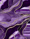 Purple Marble Agate Gold 1