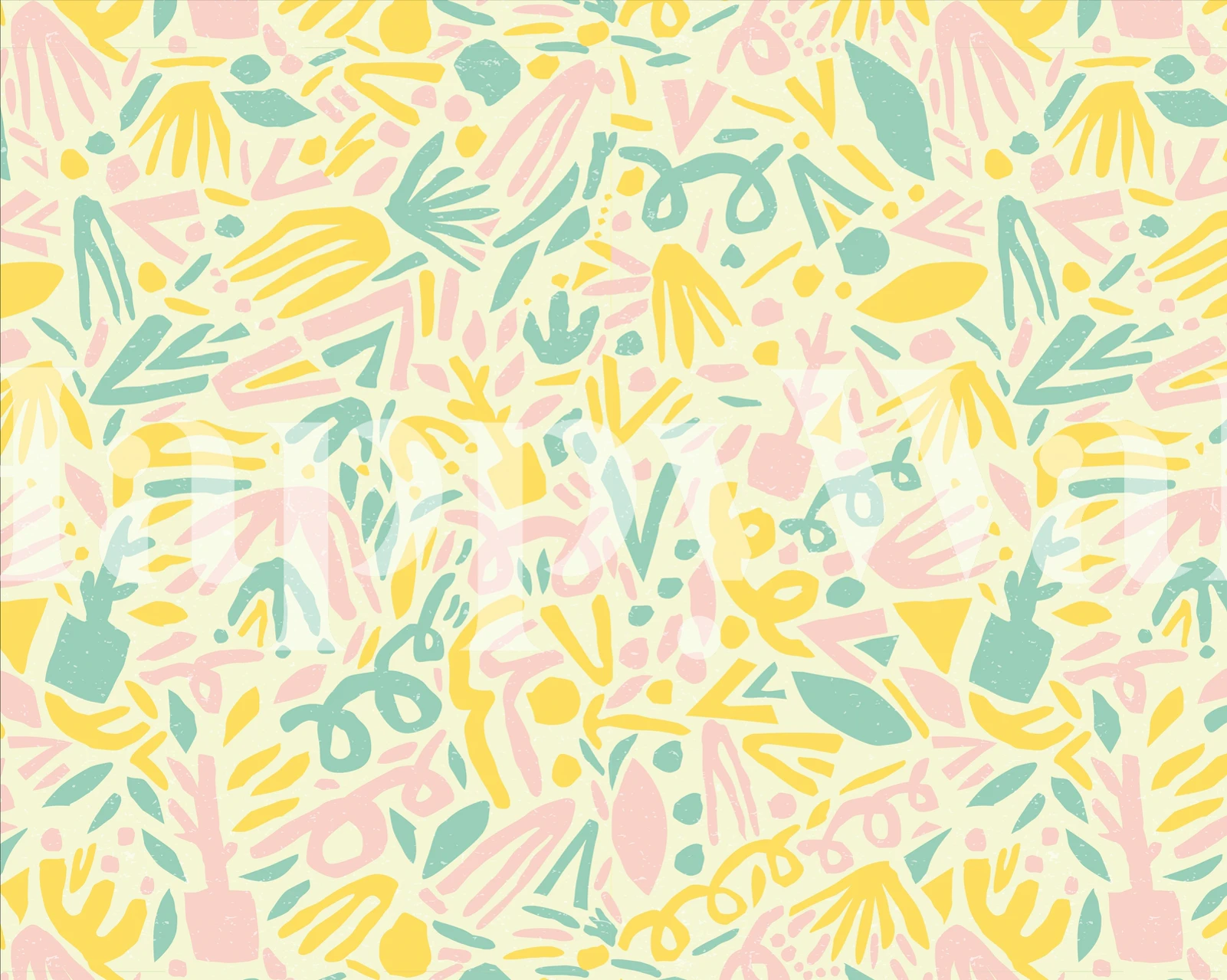 Forest I wallpaper design in a room