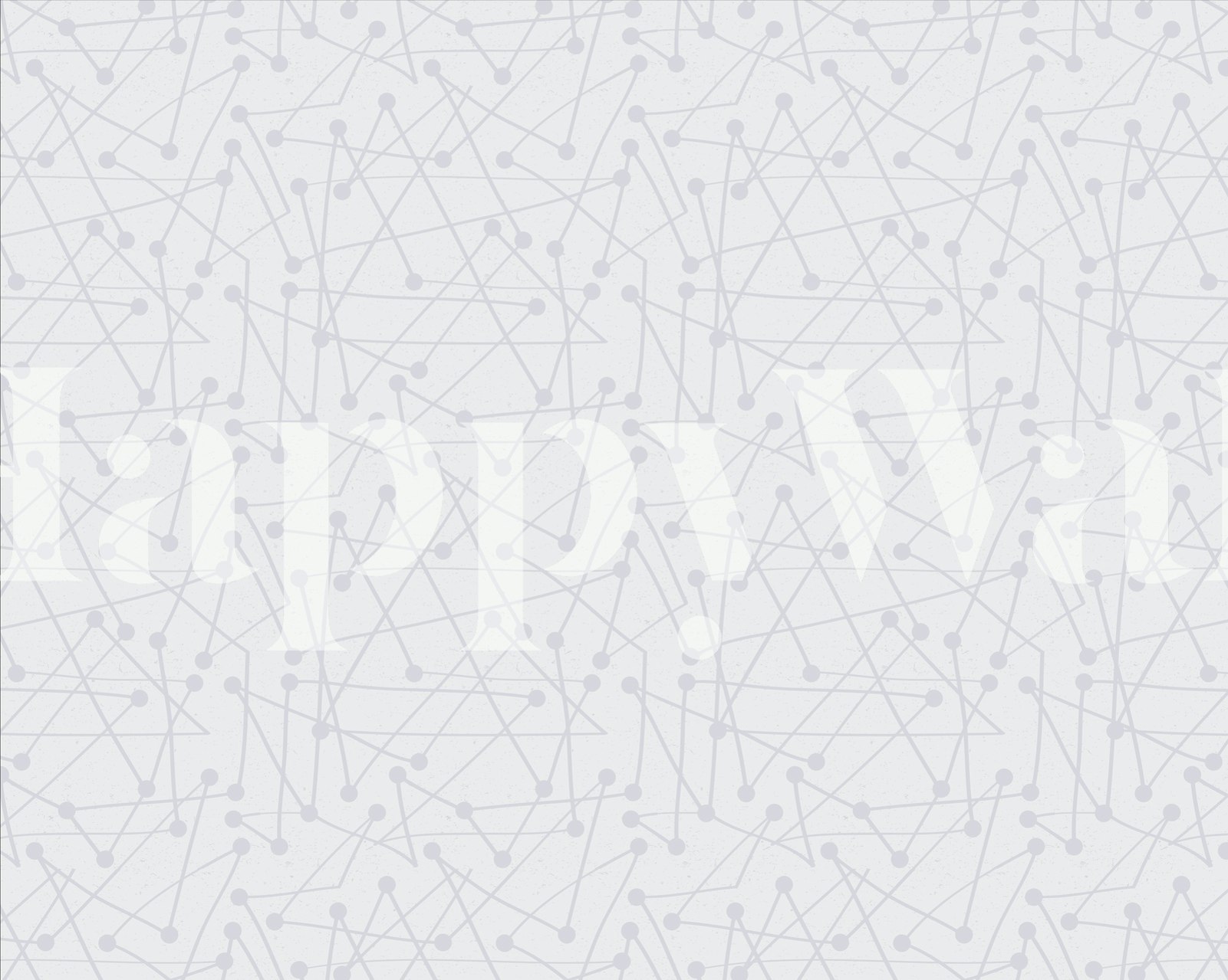 Lines and points wallpaper in a room