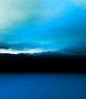 Bluish Sunset behang