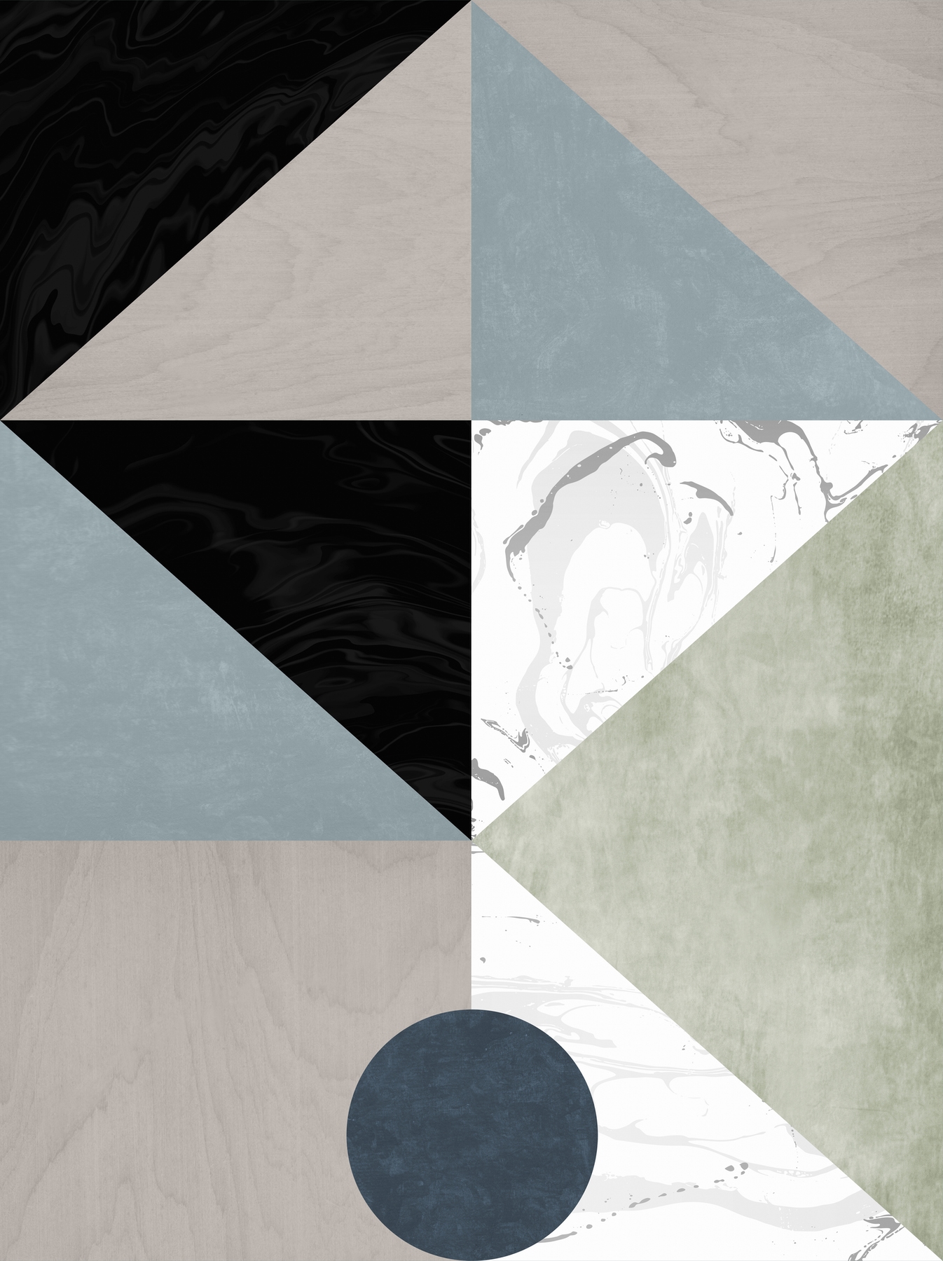 Abstract Composition 1078 Wallpaper | Happywall