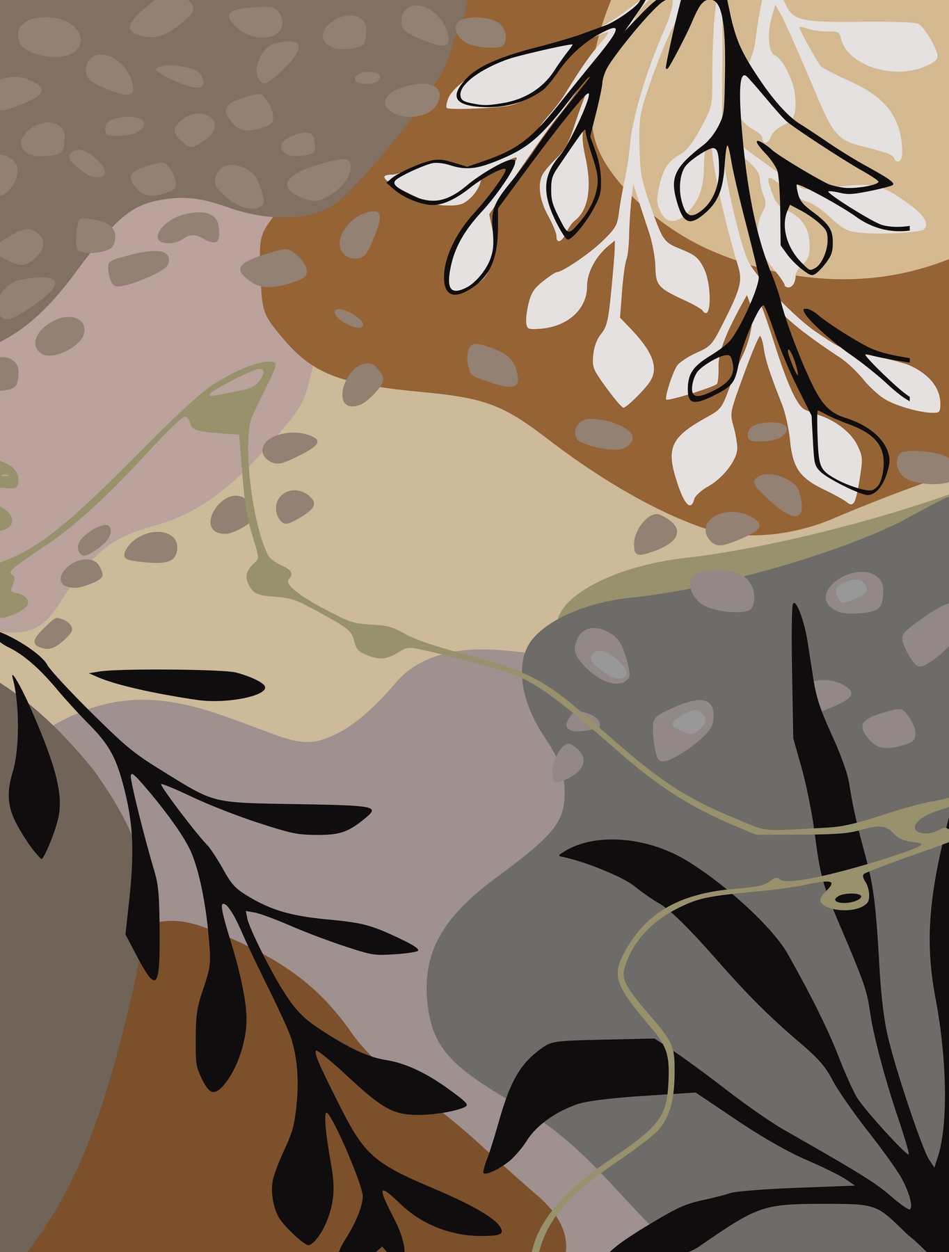 "Minimalist Landscape Wallpaper - Refresh Your Space | Happywall"