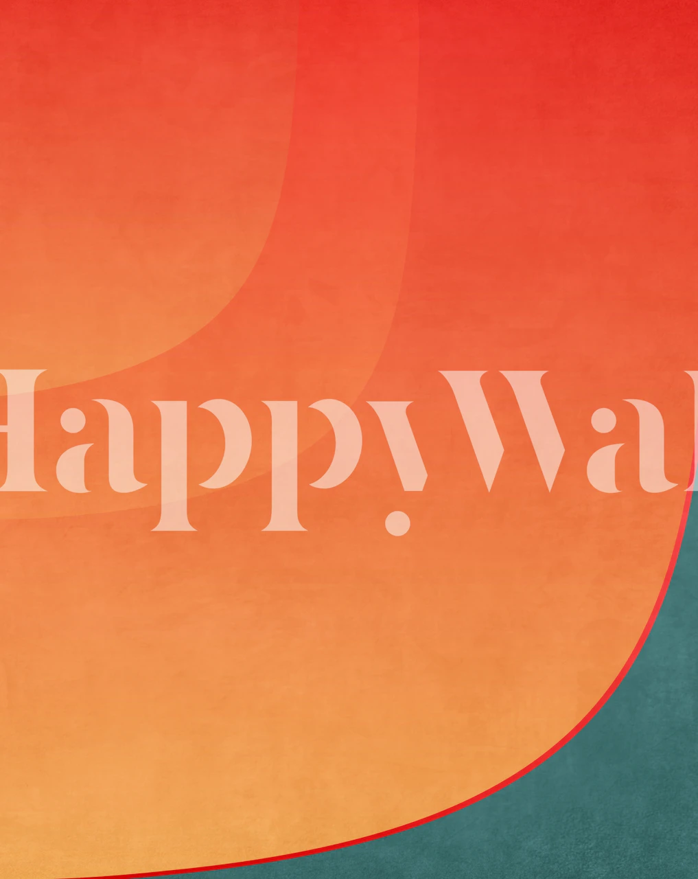 Abstract wallpaper featuring red and orange geometric shapes