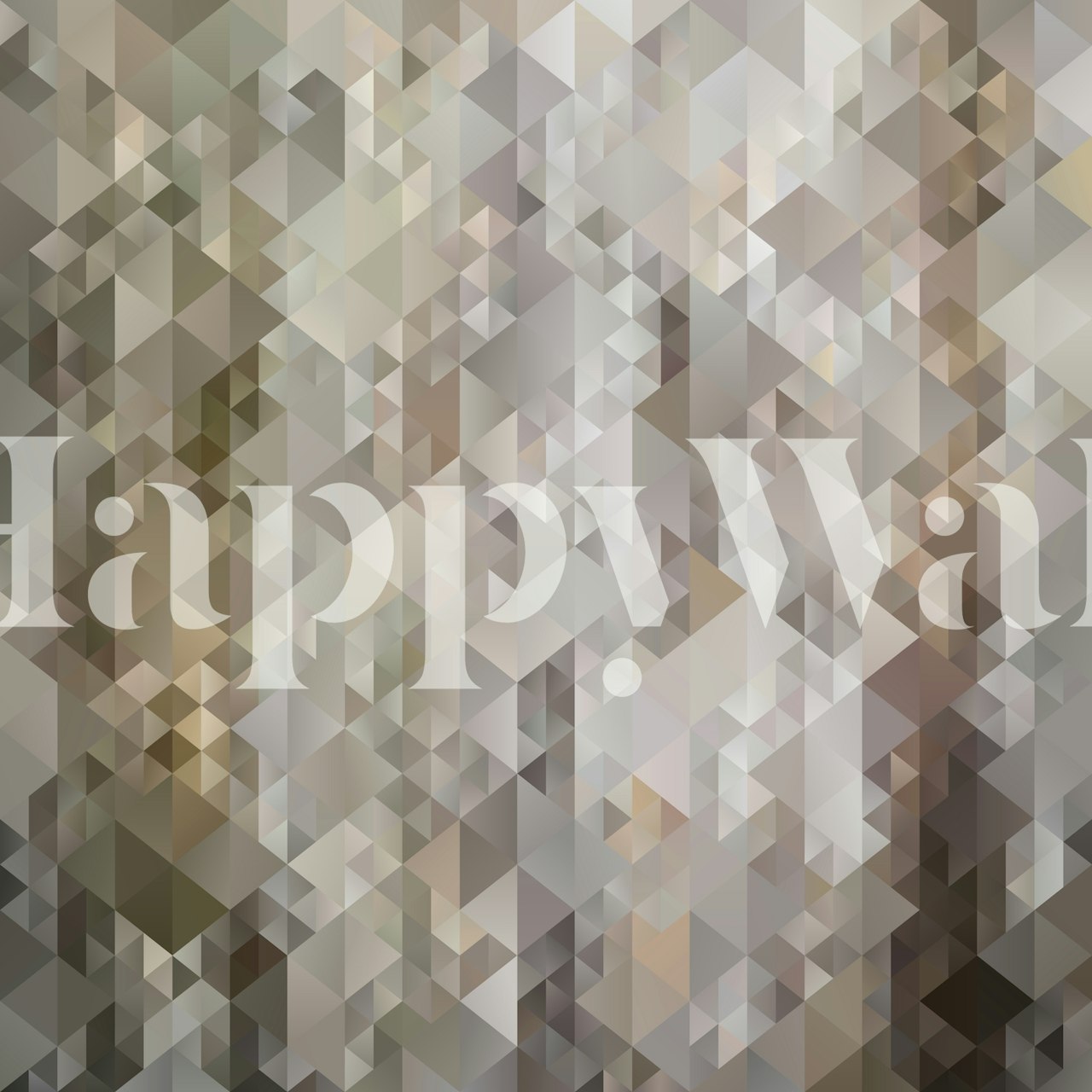 Geometryczna abstrakcyjna fototapeta w neutralnych odcieniach do wystroju domu