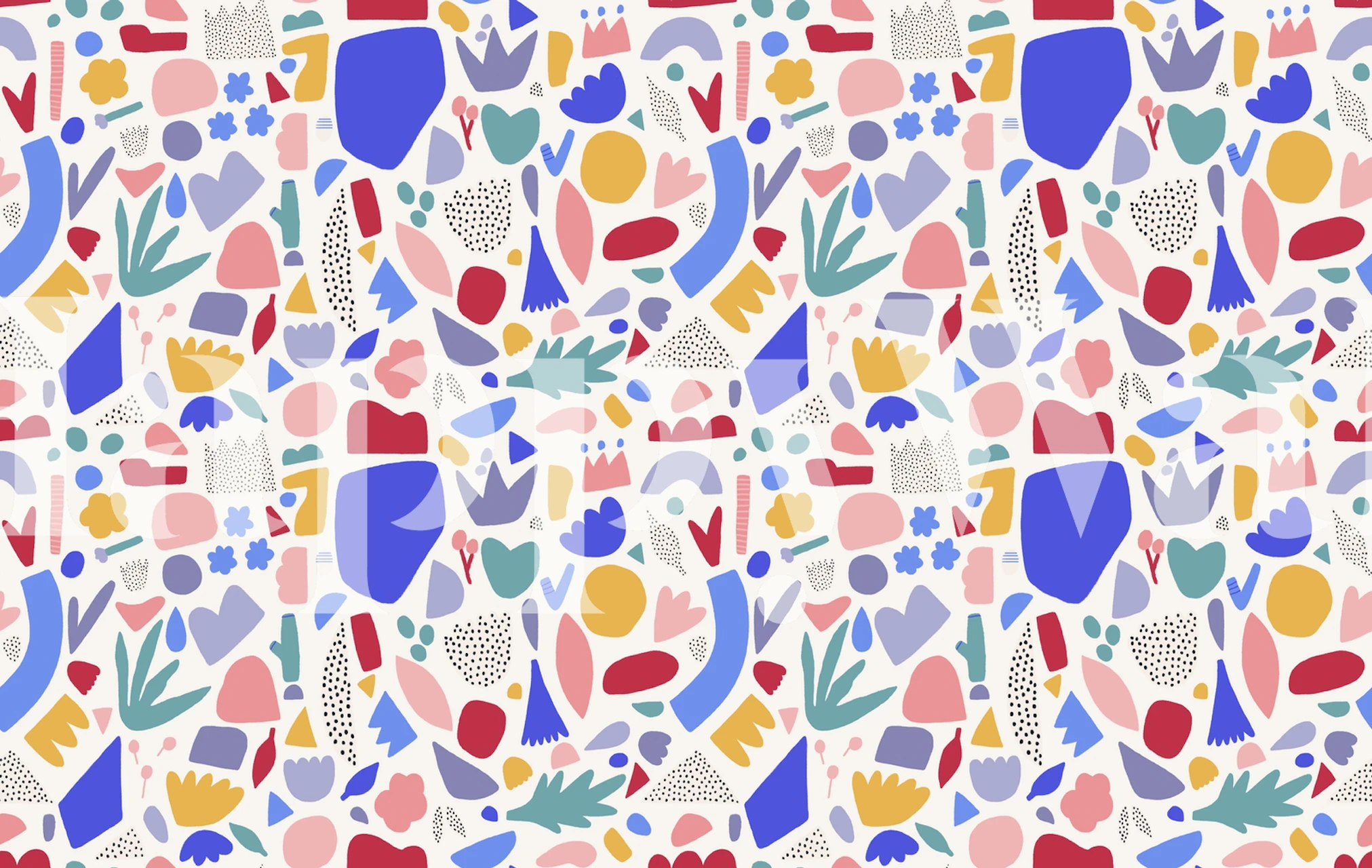 Mambo wallpaper design in a room