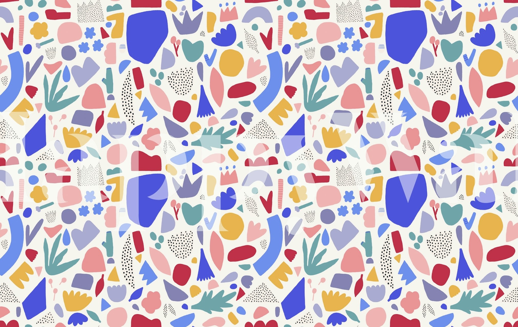 Mambo wallpaper design in a room