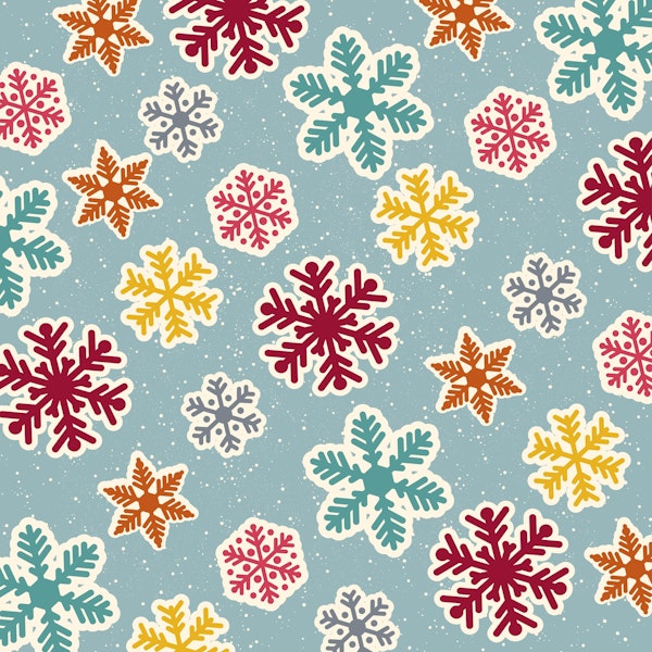 Mid Century Snowflakes