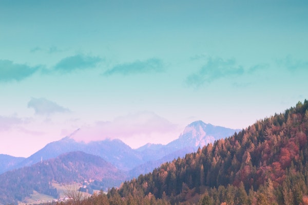 Dreamy Mountain Landscape 1