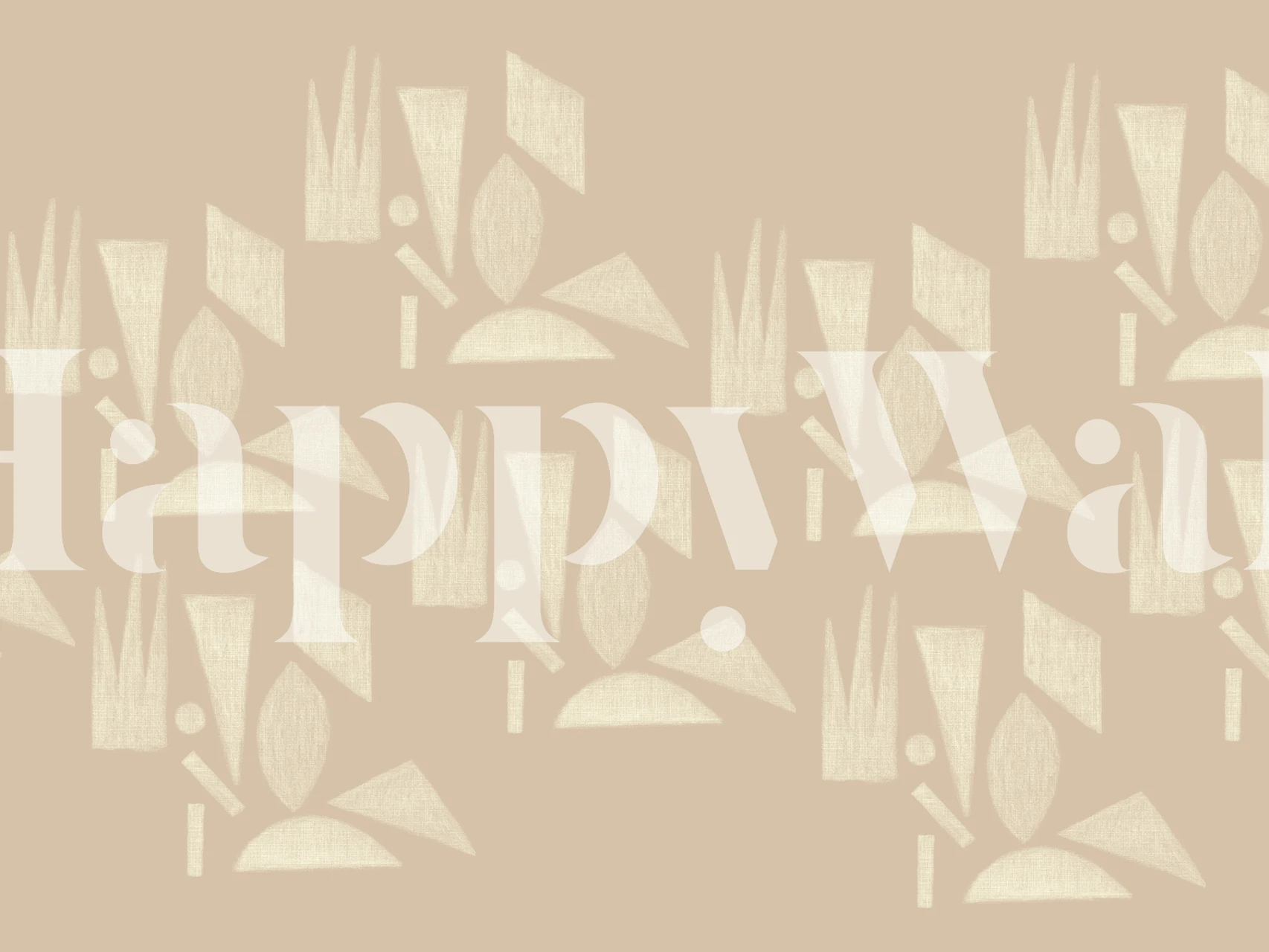 Crown and Diamonds wallpaper in a room setting