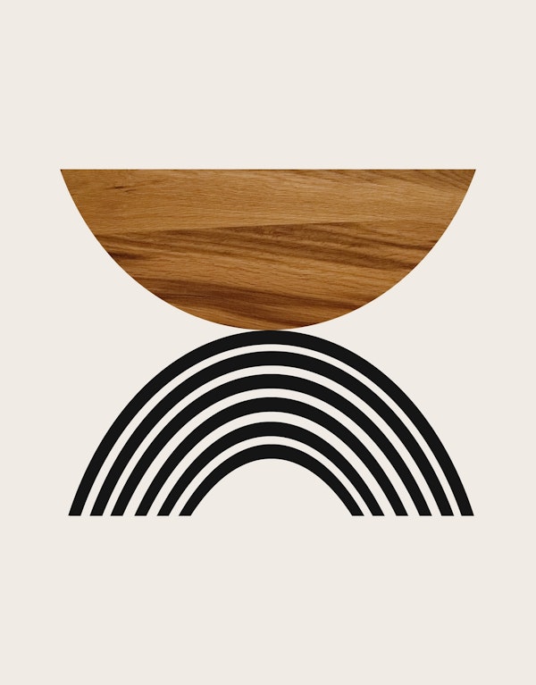 Wood Sun Rainbow Arch 1