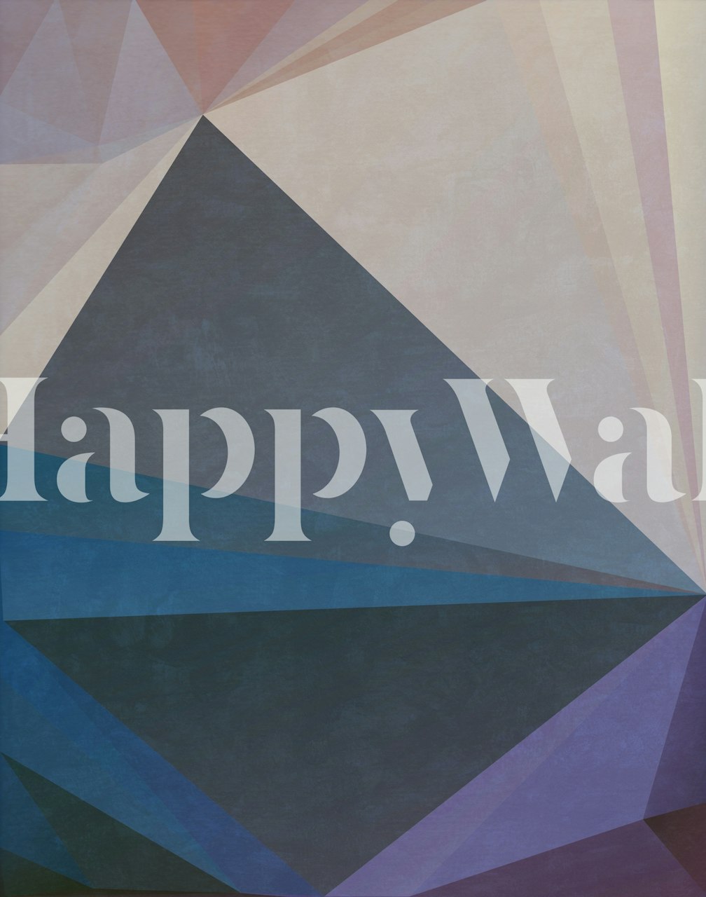 Abstract Composition 937 wallpaper in a room