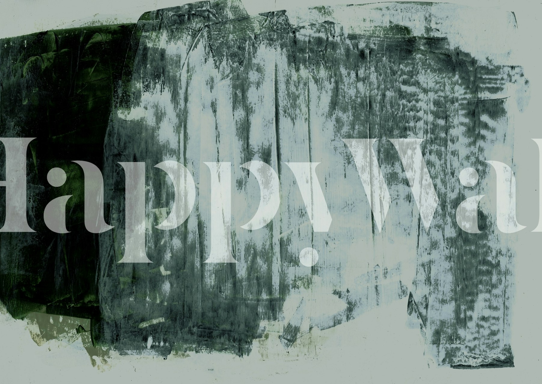 Green texture wallpaper in a room