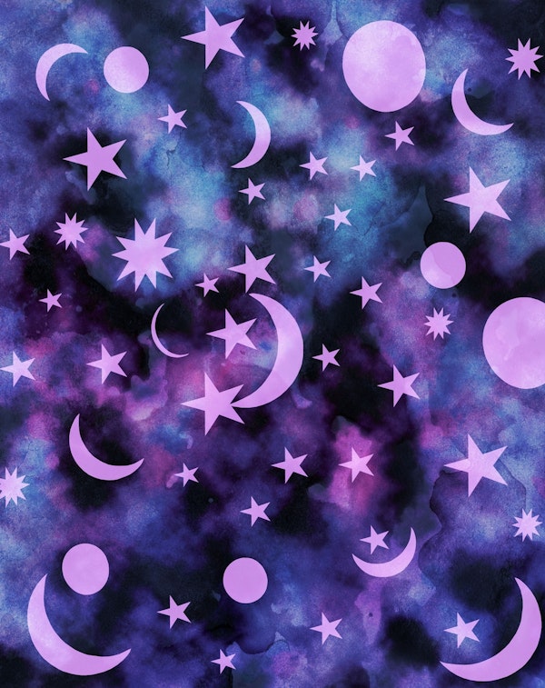 Starry Sky Moon Cosmos Dream 1