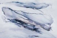 Alcohol Ink Art Blue Marble tapete