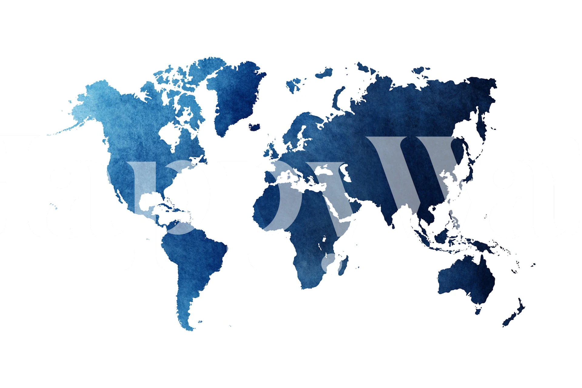 Navy blue world map on white background wallpaper