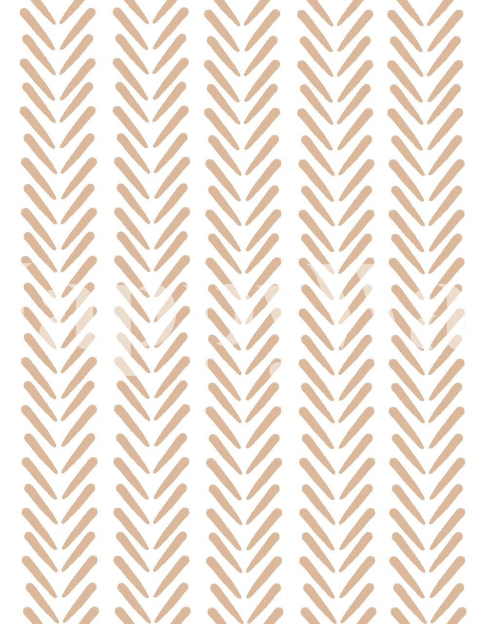 Beige mud cloth arrow pattern wallpaper