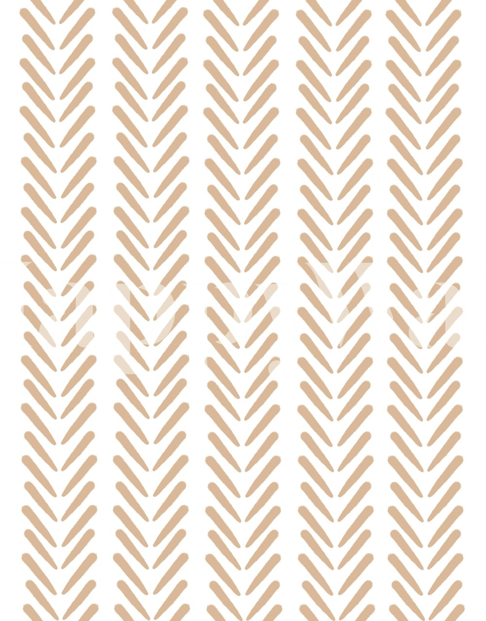 Beige mud cloth arrow pattern wallpaper