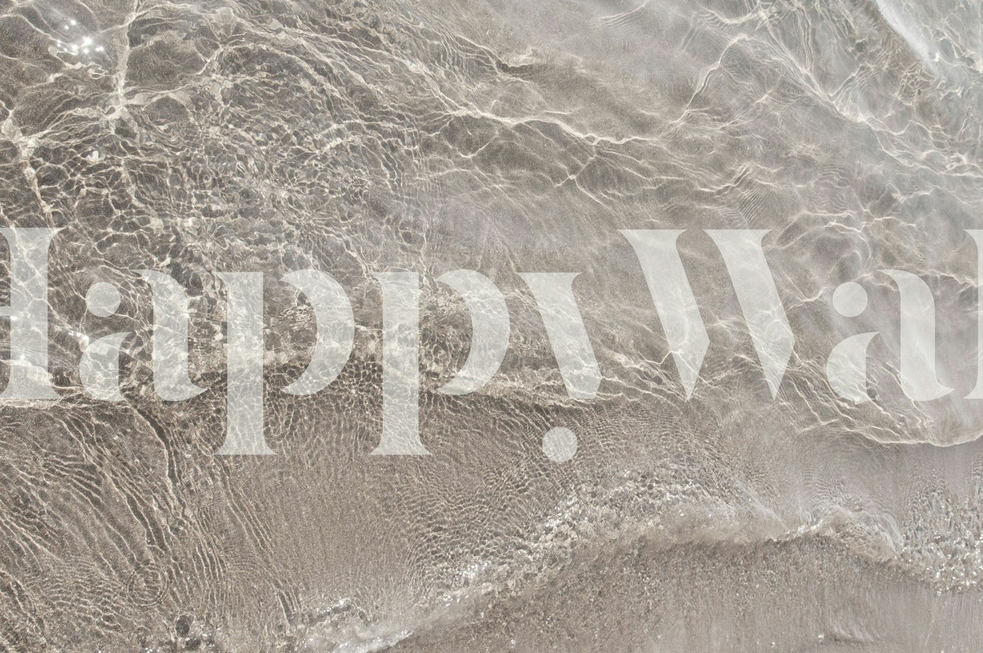 Υποκείμενα κύματα του ωκεανού τοίχου στην Neutral Ocean Dream 1 για μια ηρεμιστική ατμόσφαιρα δωματίου