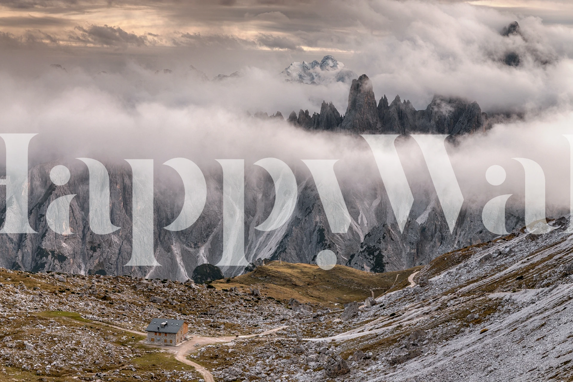 Cadini di Misurina Tapete in einem Zimmer