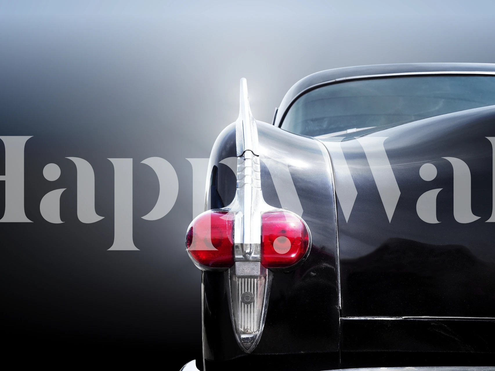 Vintage US classic car 1954 cavalier i et rom