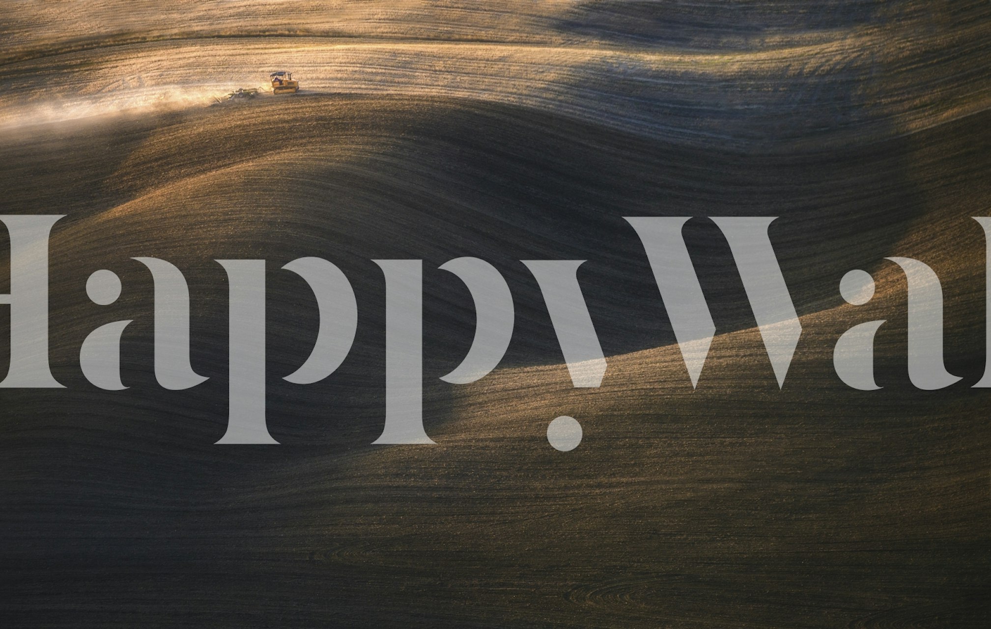 Design de papel de parede Harvest time em um quarto