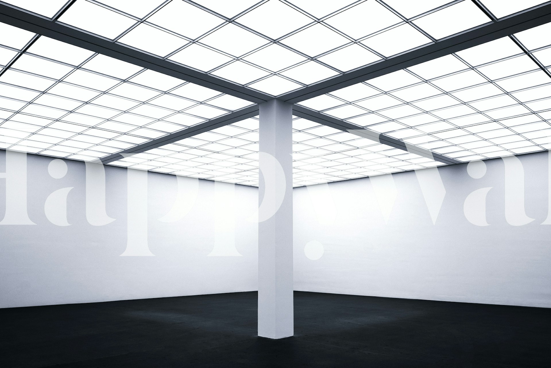 Diseño de papel pintado contemporáneo in the middle of the room