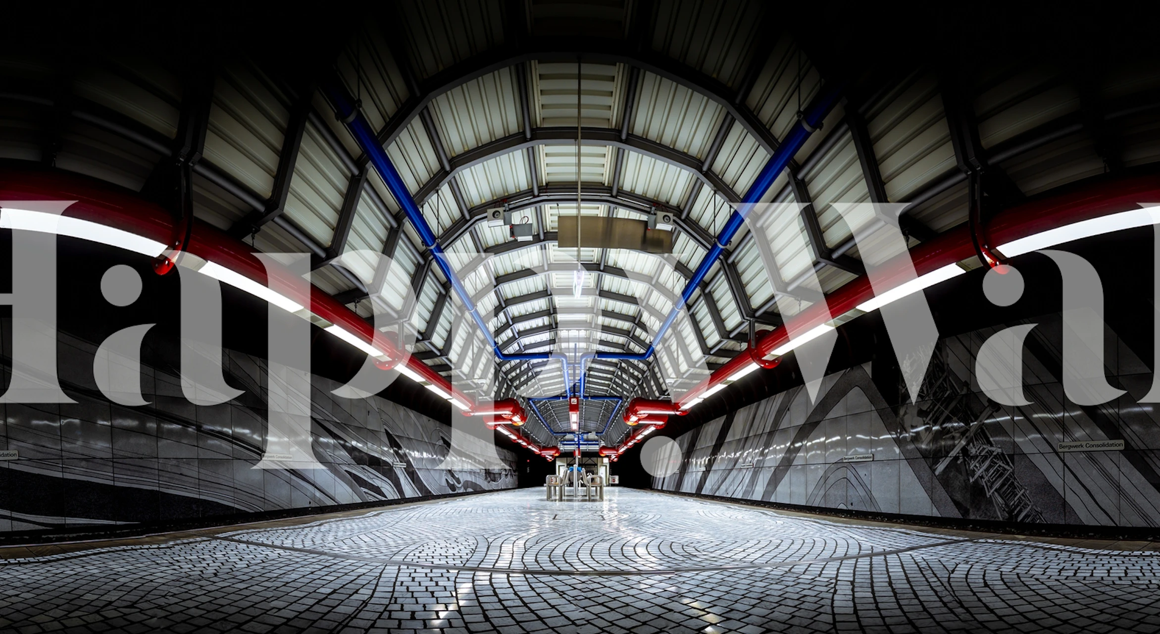 Papel de parede Metro station em interior moderno