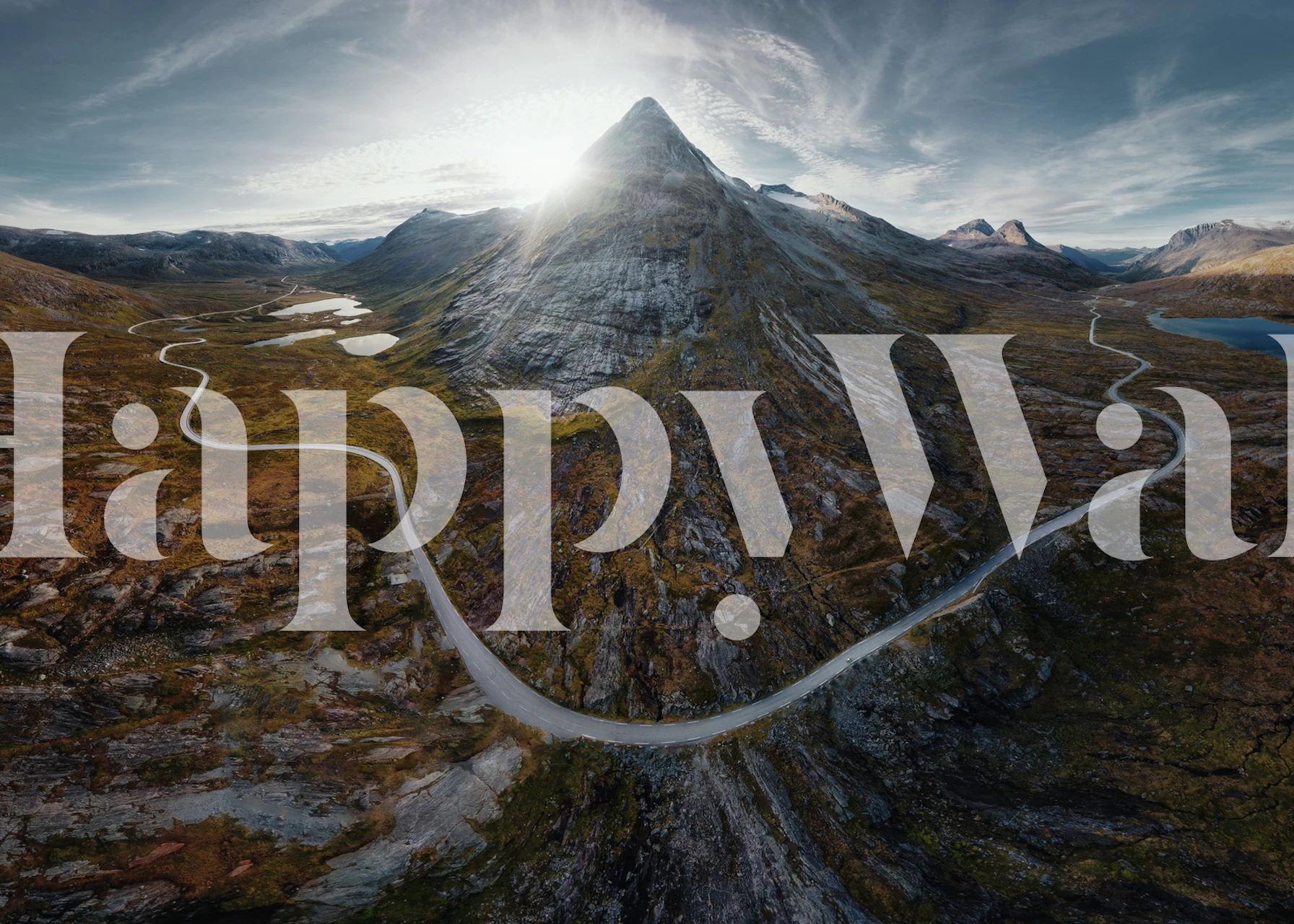 Panoramix wallpaper in a modern room