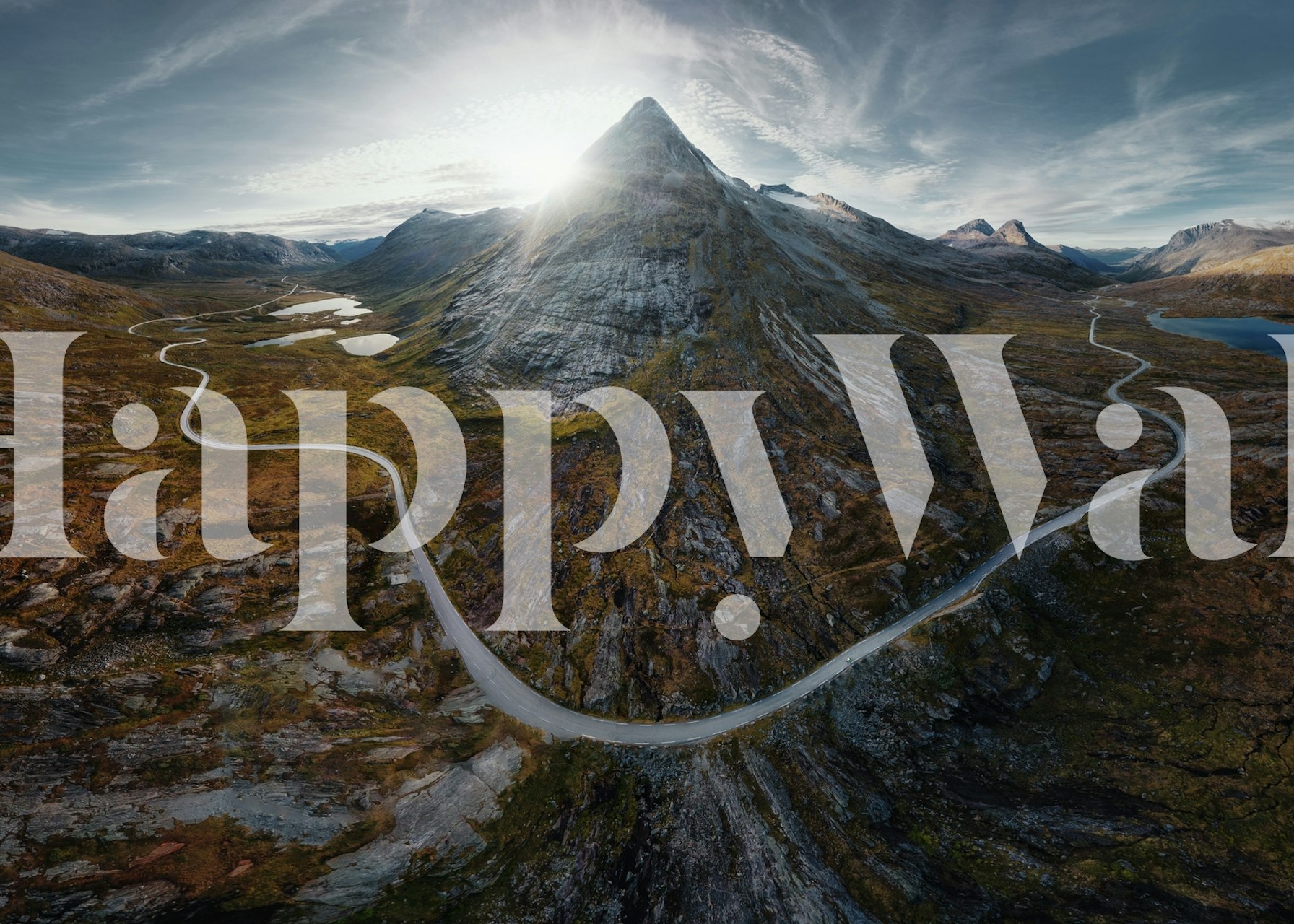 Panoramix wallpaper in a modern room