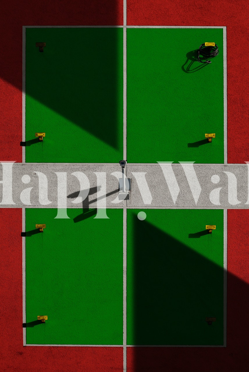 Papier peint de terrain de sport dans une pièce animée