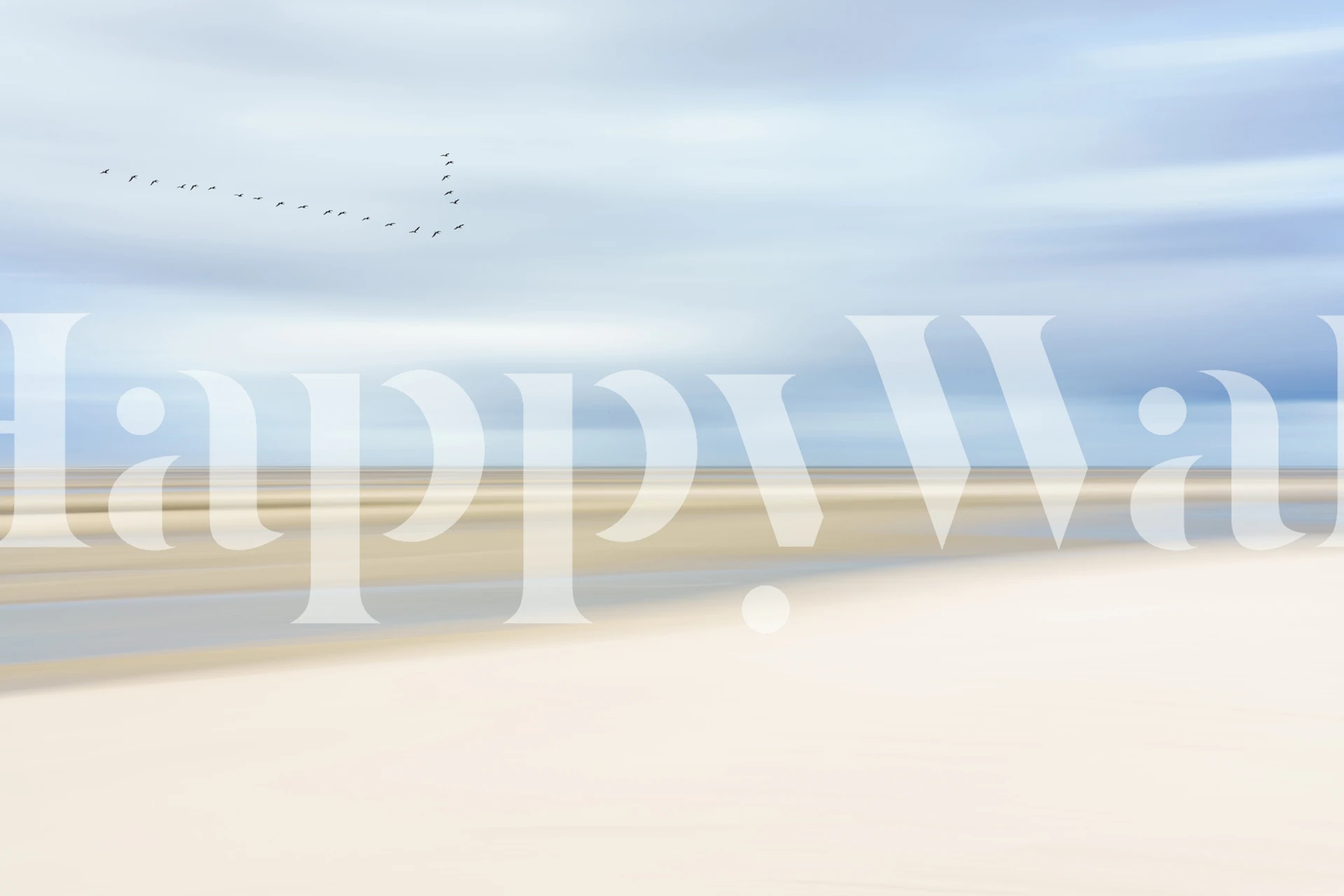 Wallpaper featuring a tranquil ocean view