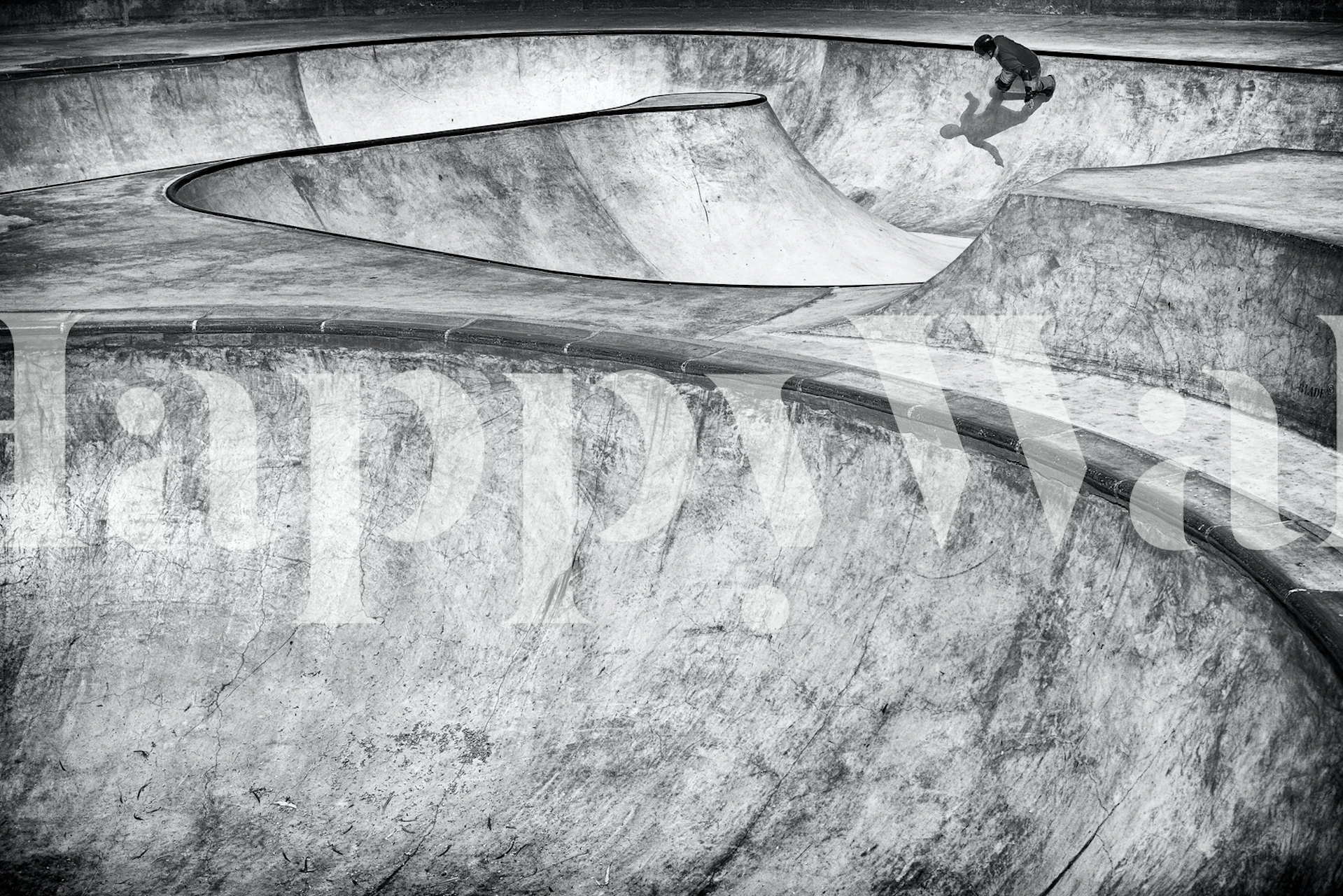 Papier peint Concrete slider dans un cadre moderne