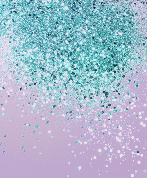 Turquoise Lilac  Glitter 1