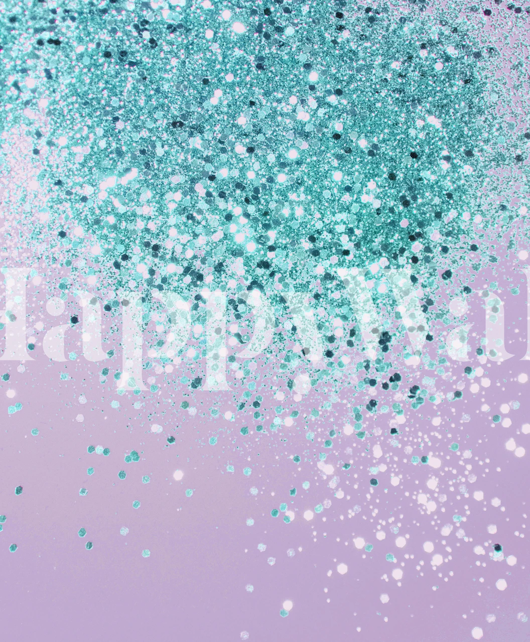 Tapeta Turquoise Lilac Glitter v pokoji