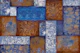 Bohemian Patchwork blue rust
