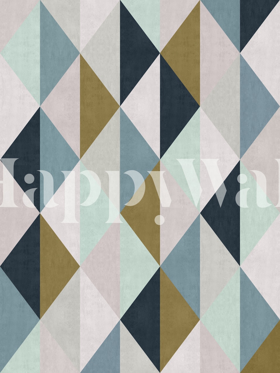 Colored Pattern V wallpaper in a modern room