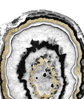 Gray Black White Gold Foil 1 tapeta