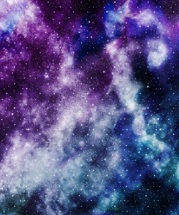 Purple Blue Galaxy Nebula 1