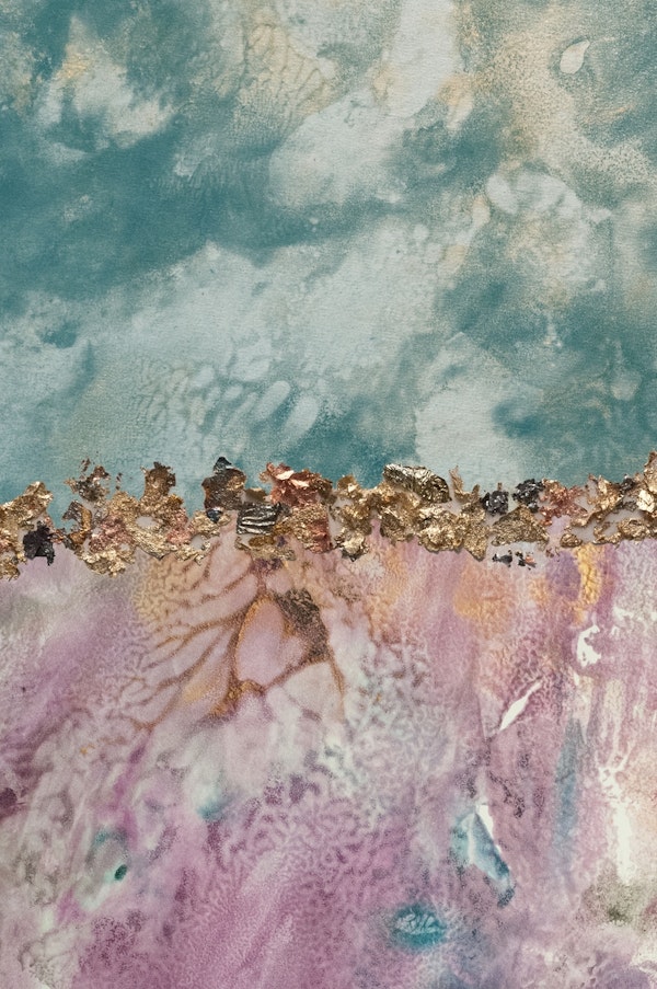 Day Night Abstract Gold 1